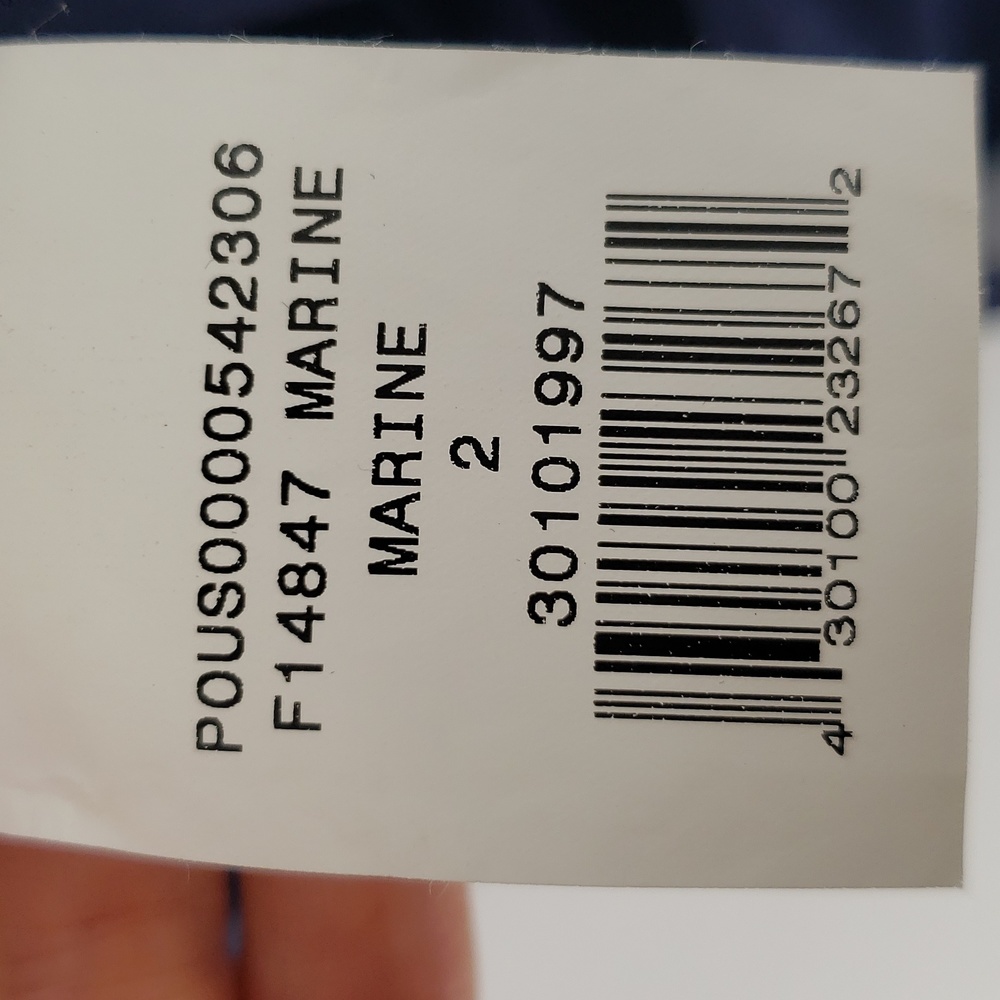 David's Bridal Strapless Sweetheart Neckline Short Dress Size 2 in Navy - Picture 8 of 13